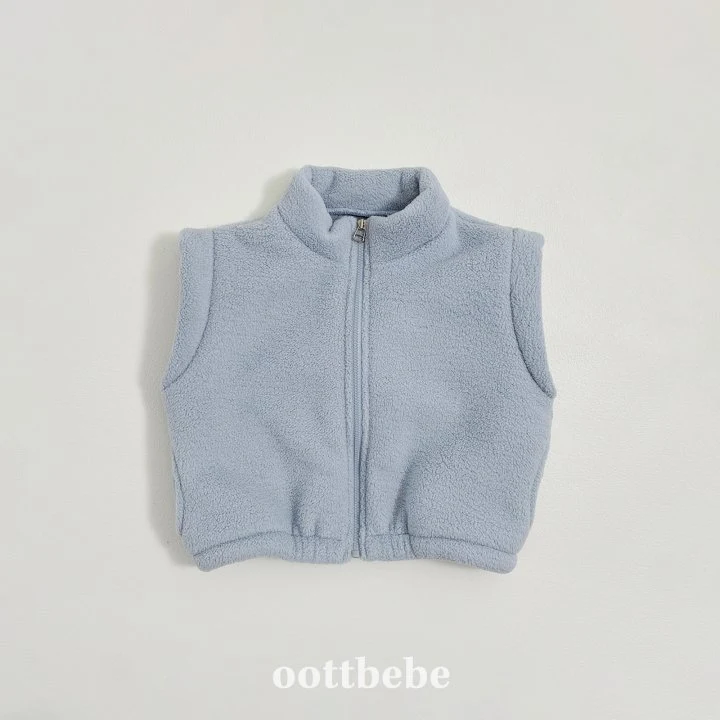 Oott Bebe - Korean Children Fashion - #kidsstore - Fleece Cozy Vest - 9