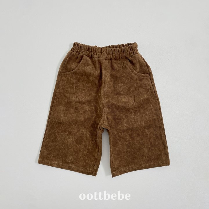 Oott Bebe - Korean Children Fashion - #kidsshorts - Stone Pocket Pants - 4