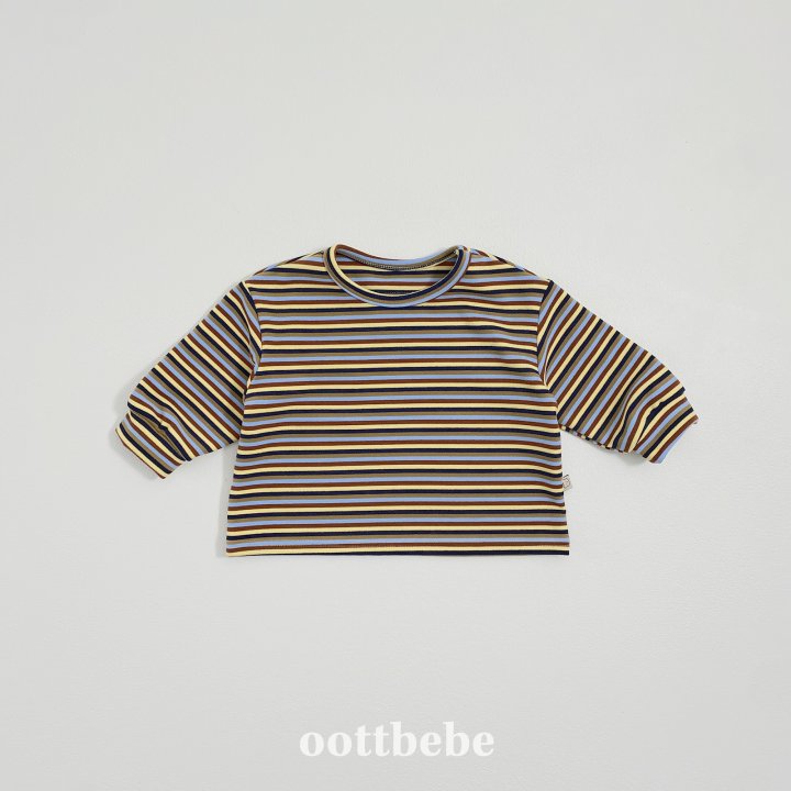 Oott Bebe - Korean Children Fashion - #kidsstore - Bonbon Ribbed Tee - 4