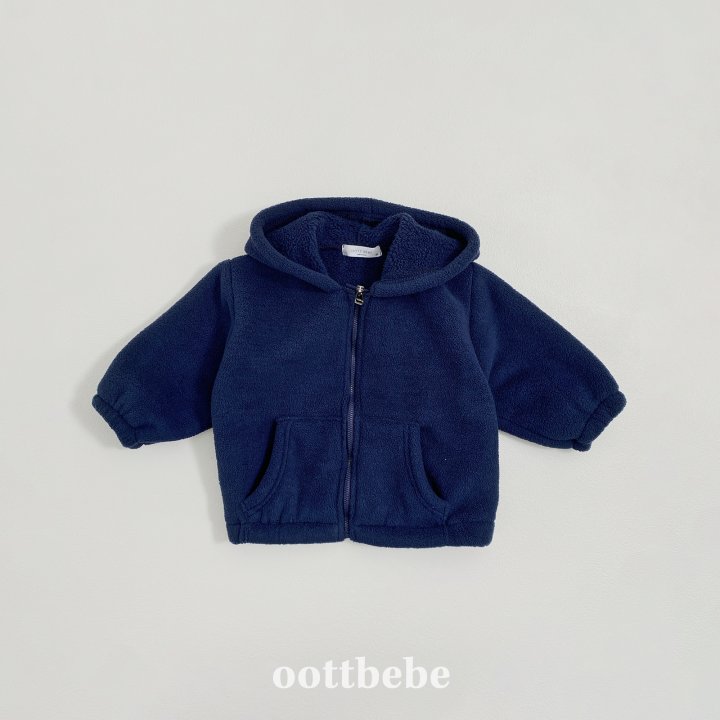 Oott Bebe - Korean Children Fashion - #littlefashionista - Soft Cloud Fleece Zip-Up Jacket - 11