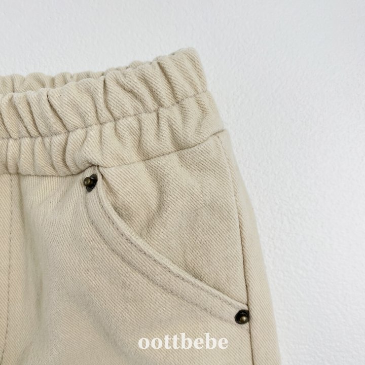Oott Bebe - Korean Children Fashion - #littlefashionista - Patchwork Pants - 9