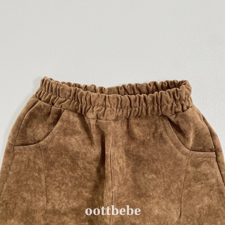 Oott Bebe - Korean Children Fashion - #littlefashionista - Stone Pocket Pants - 7