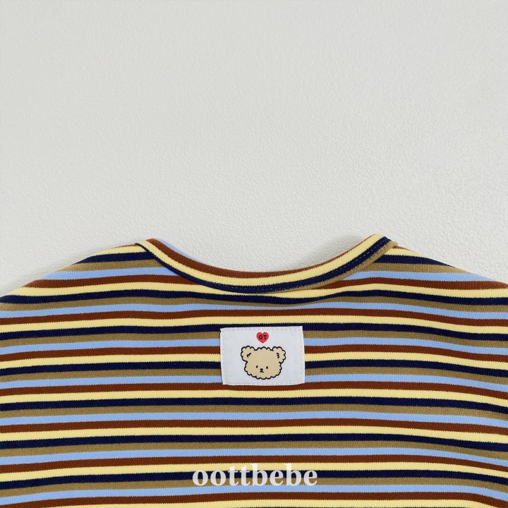 Oott Bebe - Korean Children Fashion - #todddlerfashion - Bonbon Ribbed Tee - 10
