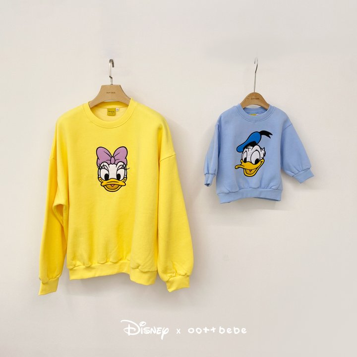 Oott Bebe - Korean Women Fashion - #momslook - D Duck Cute Sweatshirt (Adult) - 7