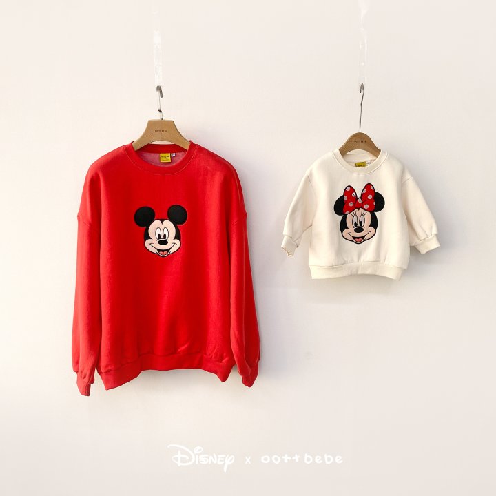 Oott Bebe - Korean Women Fashion - #momslook - D Face Sweatshirt (Adult) - 9