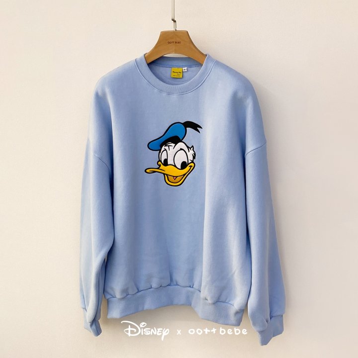 Oott Bebe - Korean Women Fashion - #restrostyle - D Duck Cute Sweatshirt (Adult) - 2