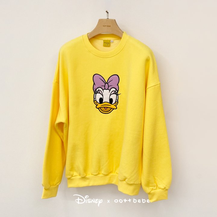 Oott Bebe - Korean Women Fashion - #romanticstyle - D Duck Cute Sweatshirt (Adult) - 3