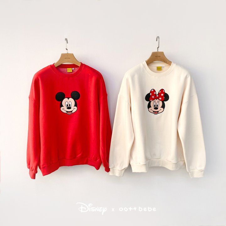Oott Bebe - Korean Women Fashion - #romanticstyle - D Face Sweatshirt (Adult)