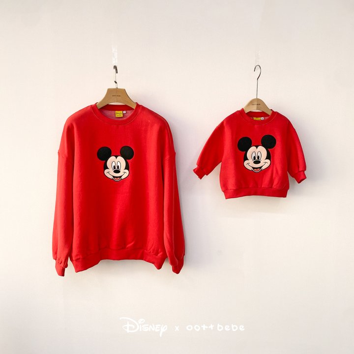 Oott Bebe - Korean Women Fashion - #thatsdarling - D Face Sweatshirt (Adult) - 3