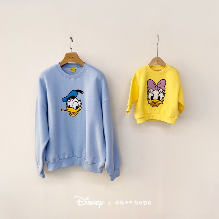 Oott Bebe - Korean Women Fashion - #thelittlethings - D Duck Cute Sweatshirt (Adult) - 6