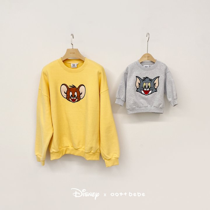 Oott Bebe - Korean Women Fashion - #vintageinspired - Tom Jerry Sweatshirt (Adult) - 3