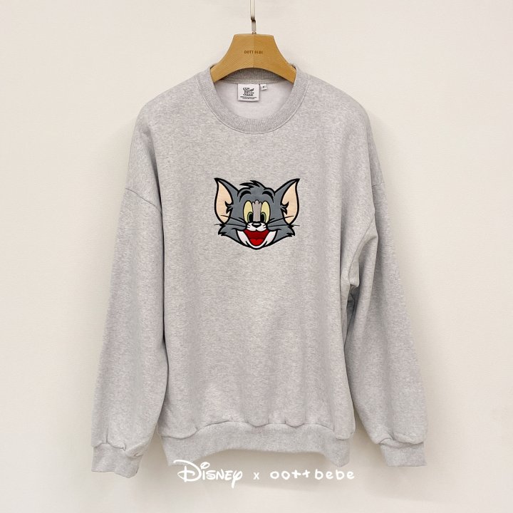 Oott Bebe - Korean Women Fashion - #vintageinspired - Tom Jerry Sweatshirt (Adult) - 4