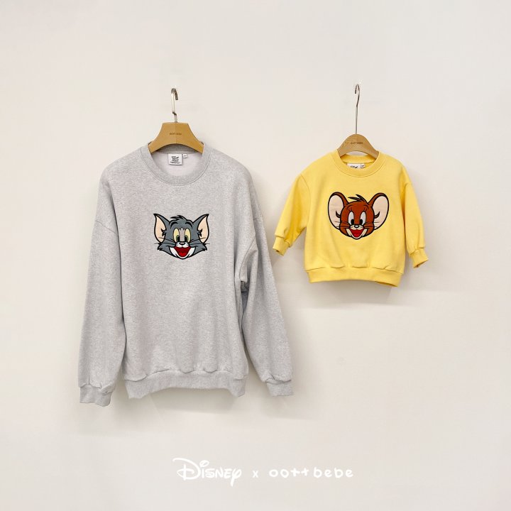 Oott Bebe - Korean Women Fashion - #womensfashion - Tom Jerry Sweatshirt (Adult) - 2