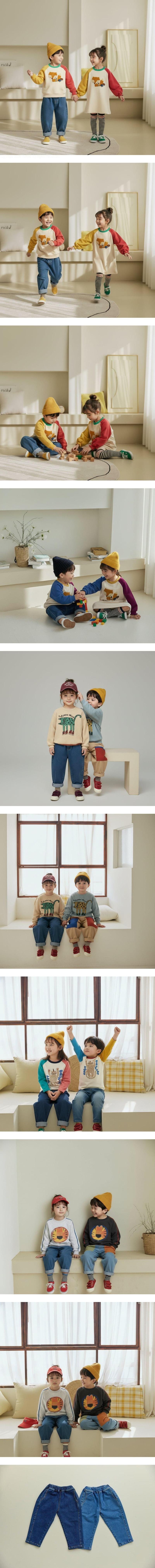 Orange Mom - Korean Children Fashion - #kidsshorts - Span Baggy Pants