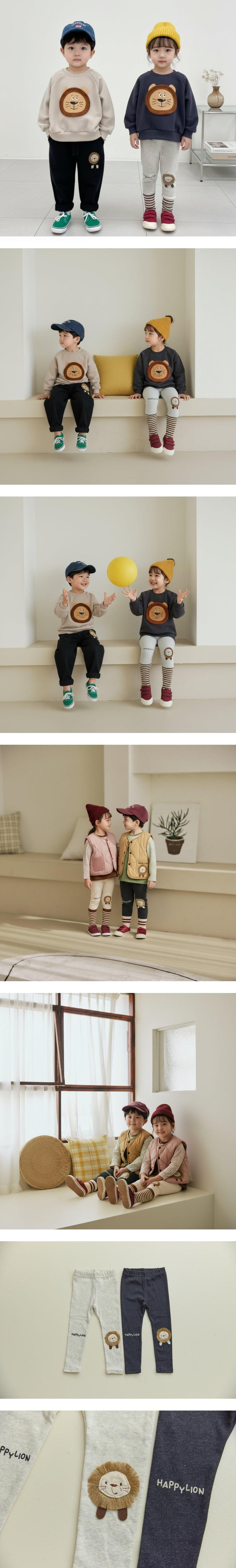 Orange Mom - Korean Children Fashion - #kidsstore - 3D Lion Leggings