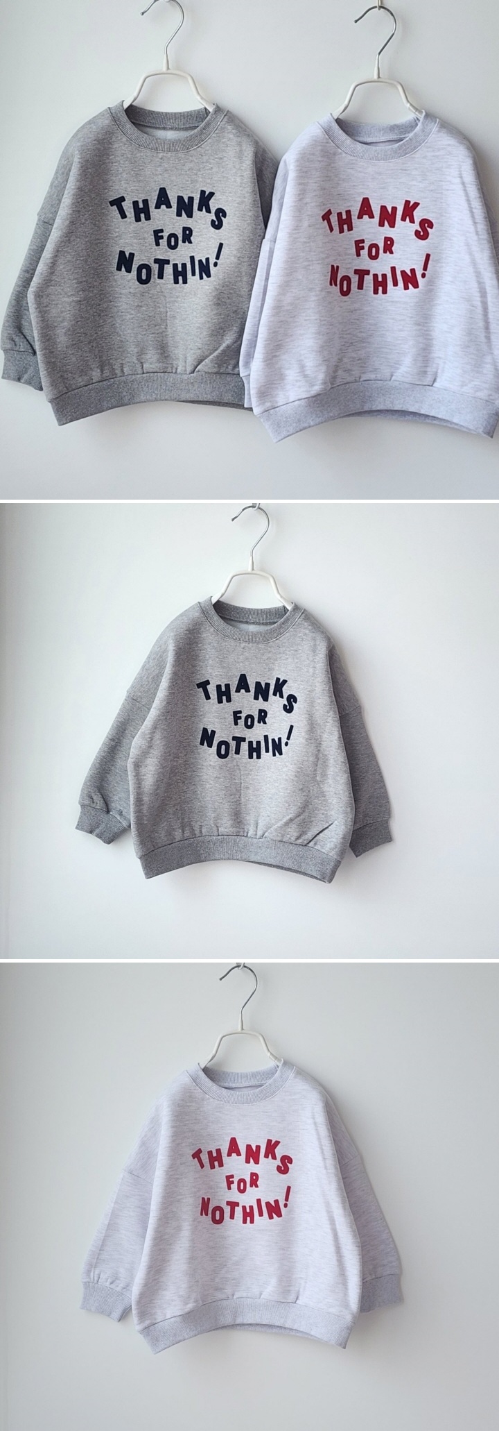 Ossi'i - Korean Children Fashion - #designkidswear - Lettering Sweatshirt