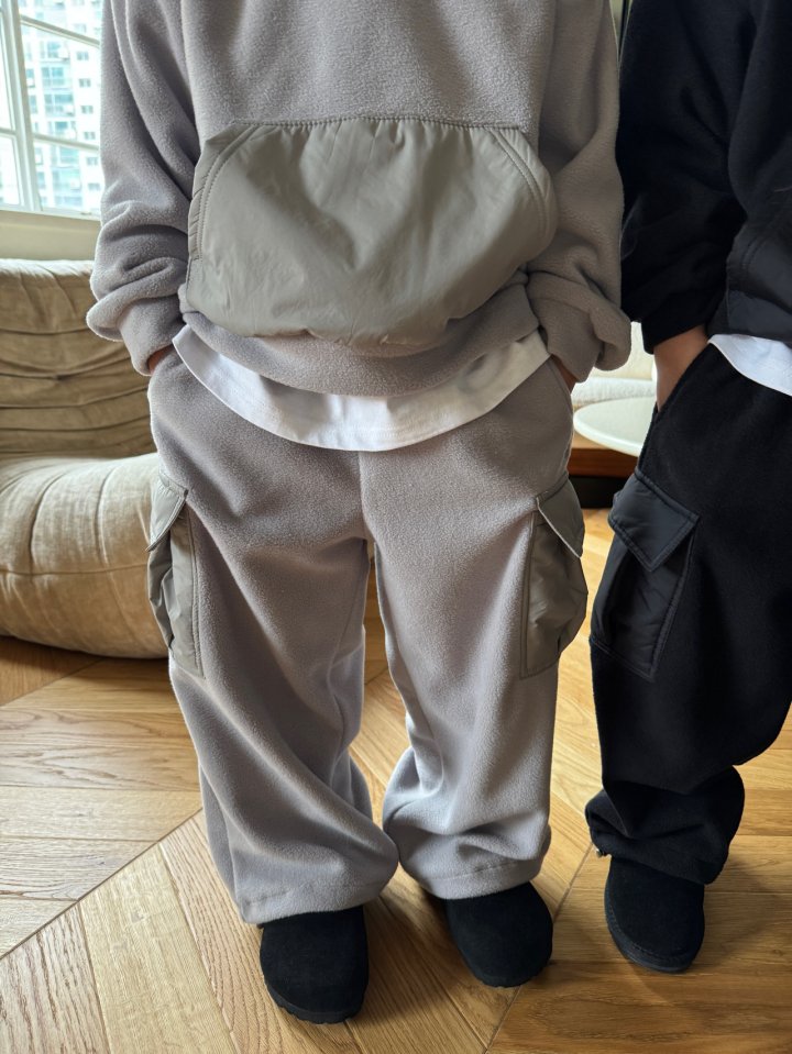 Our - Korean Children Fashion - #Kfashion4kids - Padded Fleece Cargo Pants - 6