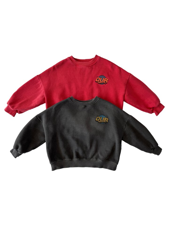 Our - Korean Children Fashion - #Kfashion4kids - Season Dyed Sweatshirt