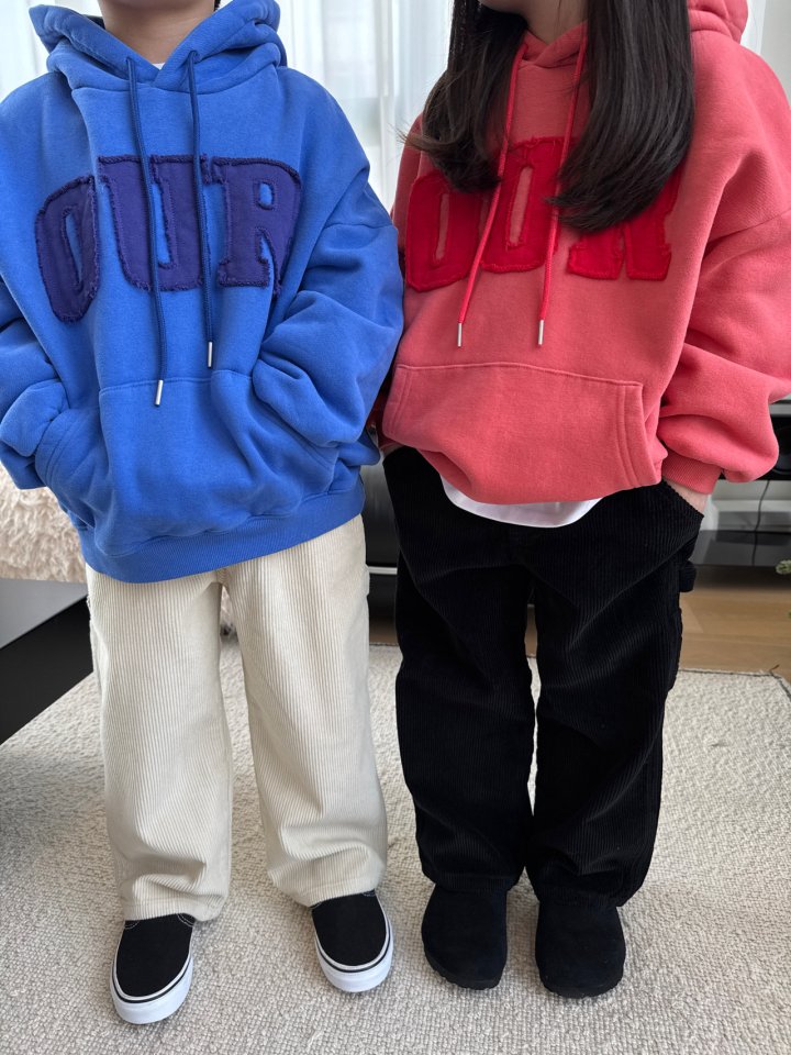 Our - Korean Children Fashion - #childofig - 25 Big Logo Hoodie (Junior) - 8