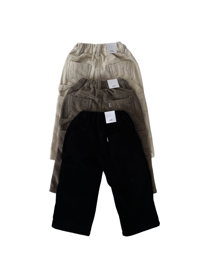 Our - Korean Children Fashion - #prettylittlegirls - Rope Corduroy Pants - 4
