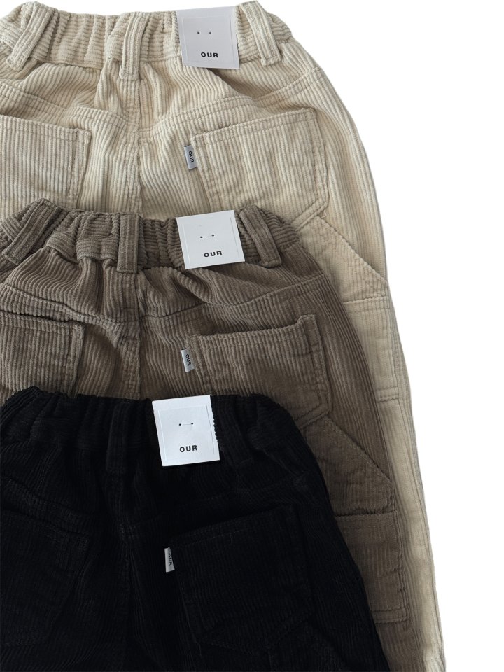 Our - Korean Children Fashion - #childofig - Rope Corduroy Pants - 5