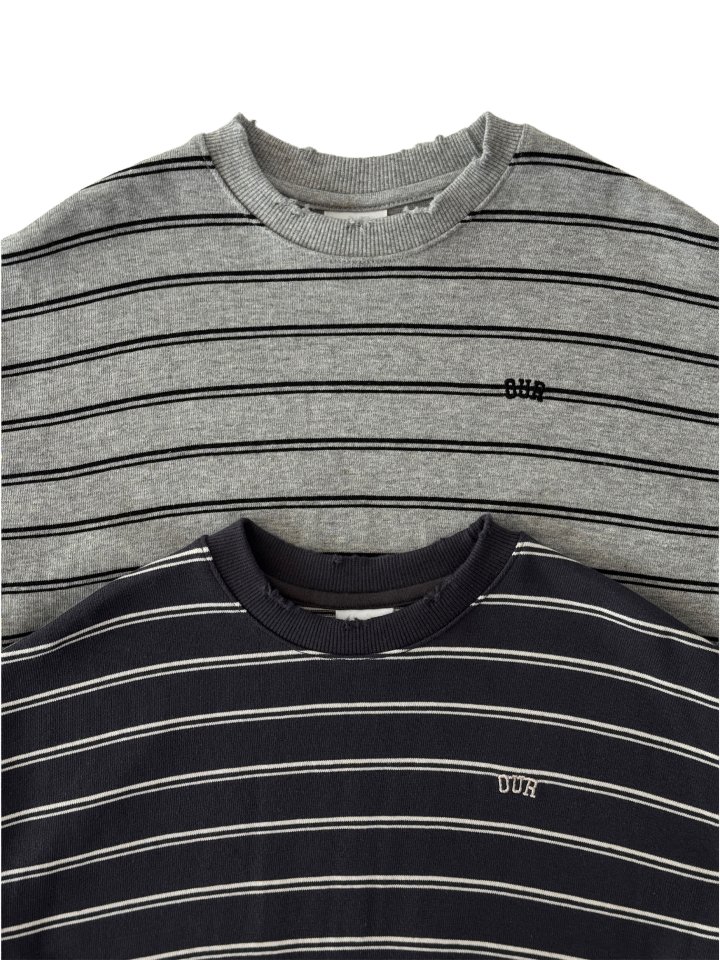 Our - Korean Children Fashion - #childofig - Rough Stripe Tee - 3