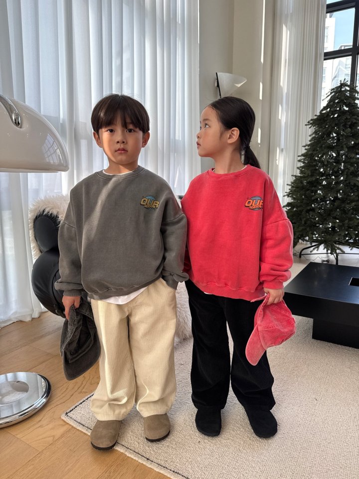 Our - Korean Children Fashion - #childofig - Season Dyed Sweatshirt - 9