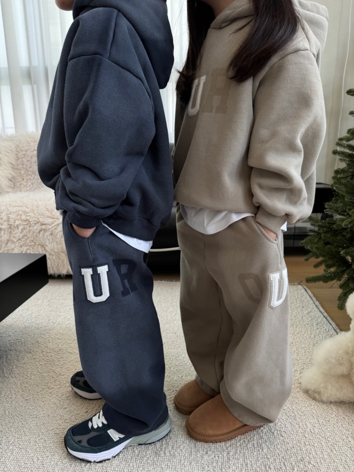Our - Korean Children Fashion - #childofig - Dusty Hood Top Bottom Set (Junior) - 10