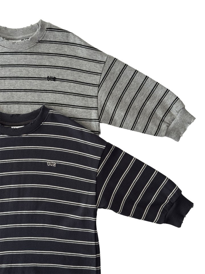 Our - Korean Children Fashion - #childofig - Rough Stripe Tee - 4
