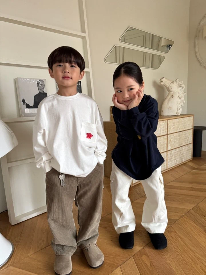 Our - Korean Children Fashion - #designkidswear - Chest Pocket Tee - 10