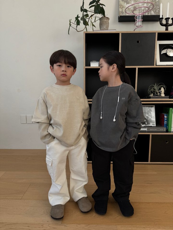 Our - Korean Children Fashion - #discoveringself - Waffle Layered Tee - 10
