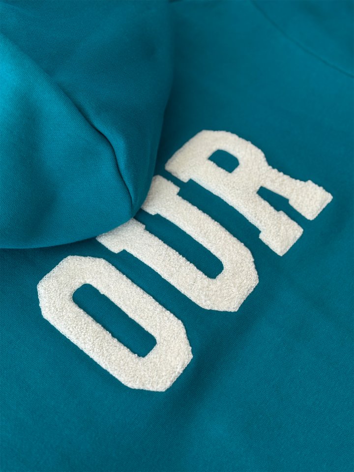 Our - Korean Children Fashion - #discoveringself - Boucle Logo Hood Zip-Up - 4