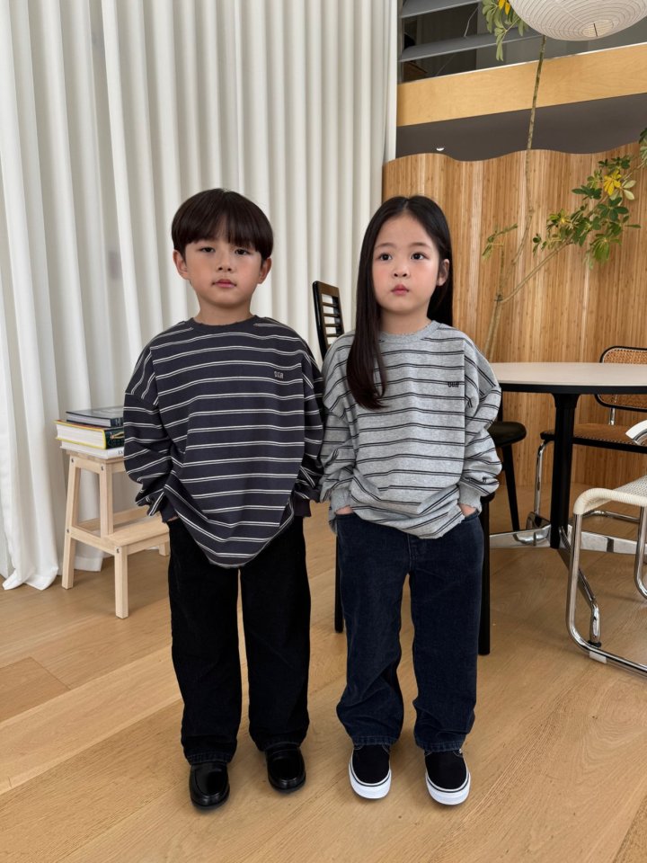 Our - Korean Children Fashion - #fashionkids - Rough Stripe Tee - 7