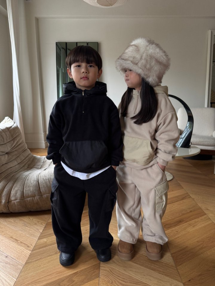 Our - Korean Children Fashion - #fashionkids - Padded Fleece Hood - 6
