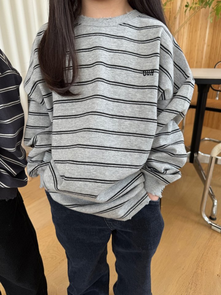 Our - Korean Children Fashion - #kidsstore - Rough Stripe Tee - 9