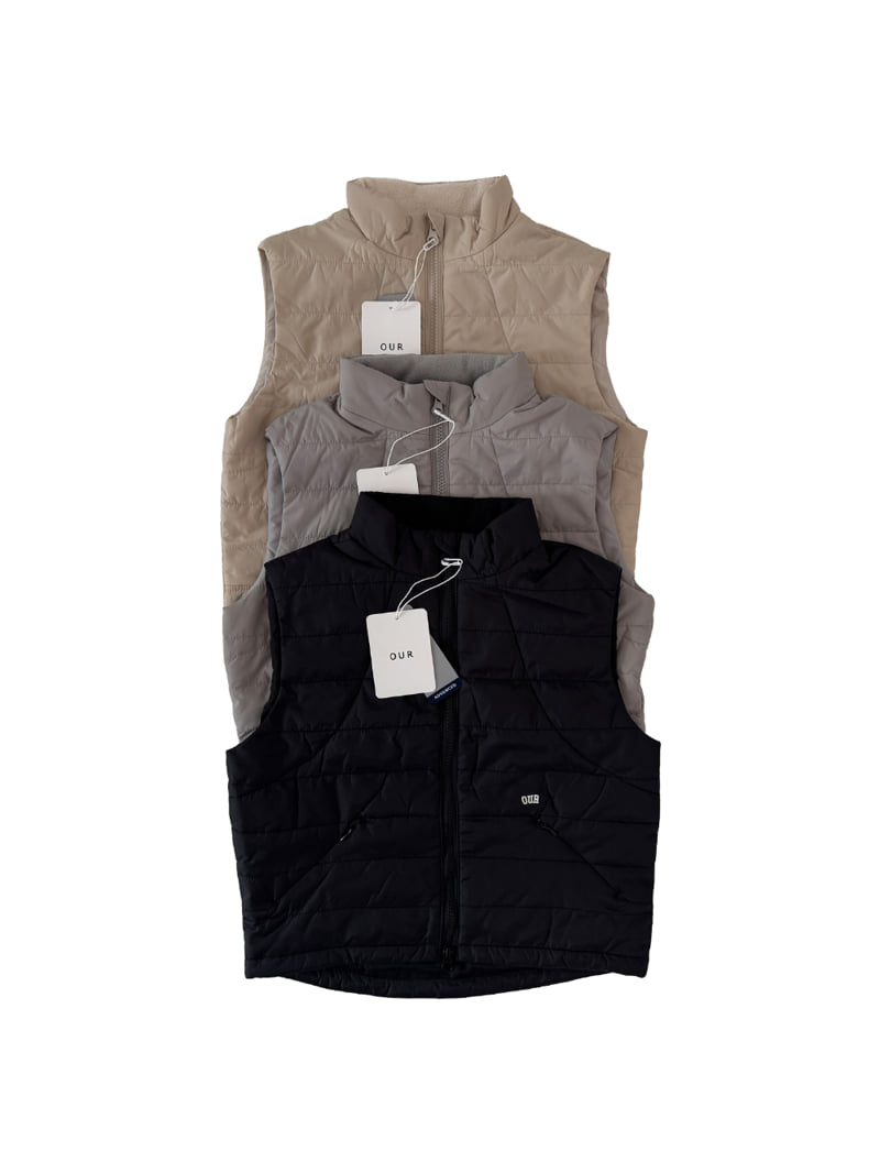 Our - Korean Children Fashion - #kidsshorts - Utility Padded Vest - 4