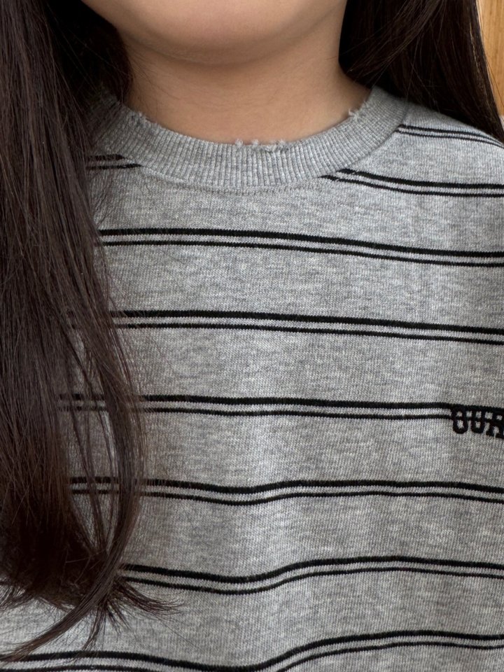 Our - Korean Children Fashion - #kidzfashiontrend - Rough Stripe Tee - 10