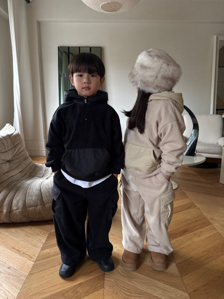 Our - Korean Children Fashion - #kidzfashiontrend - Padded Fleece Hood - 9