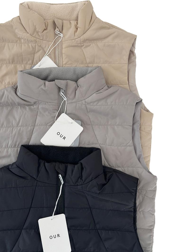 Our - Korean Children Fashion - #kidzfashiontrend - Utility Padded Vest - 5