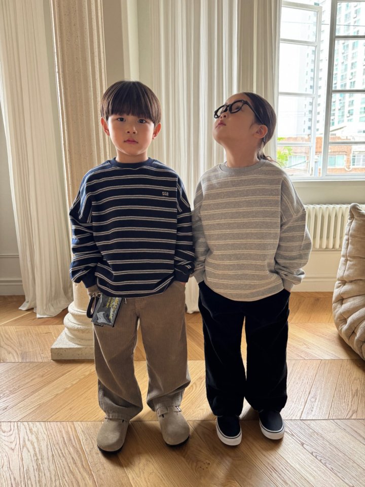 Our - Korean Children Fashion - #littlefashionista - Mood Stripe Sweatshirt - 12