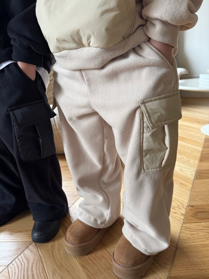 Our - Korean Children Fashion - #littlefashionista - Padded Fleece Cargo Pants - 7
