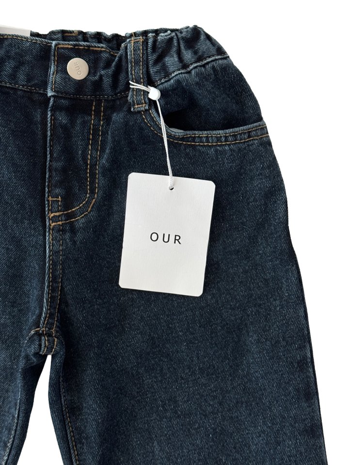 Our - Korean Children Fashion - #littlefashionista - Land Wide Denim Pants - 3