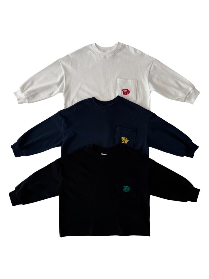 Our - Korean Children Fashion - #littlefashionista - Chest Pocket Tee