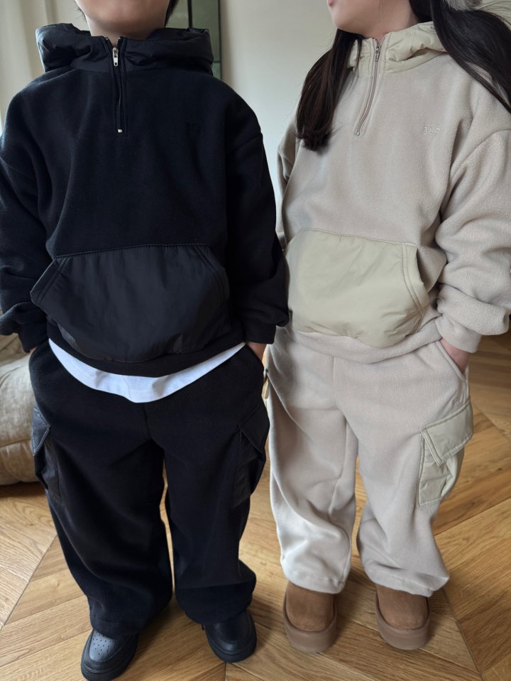 Our - Korean Children Fashion - #minifashionista - Padded Fleece Cargo Pants - 9
