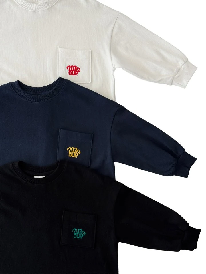 Our - Korean Children Fashion - #minifashionista - Chest Pocket Tee - 3