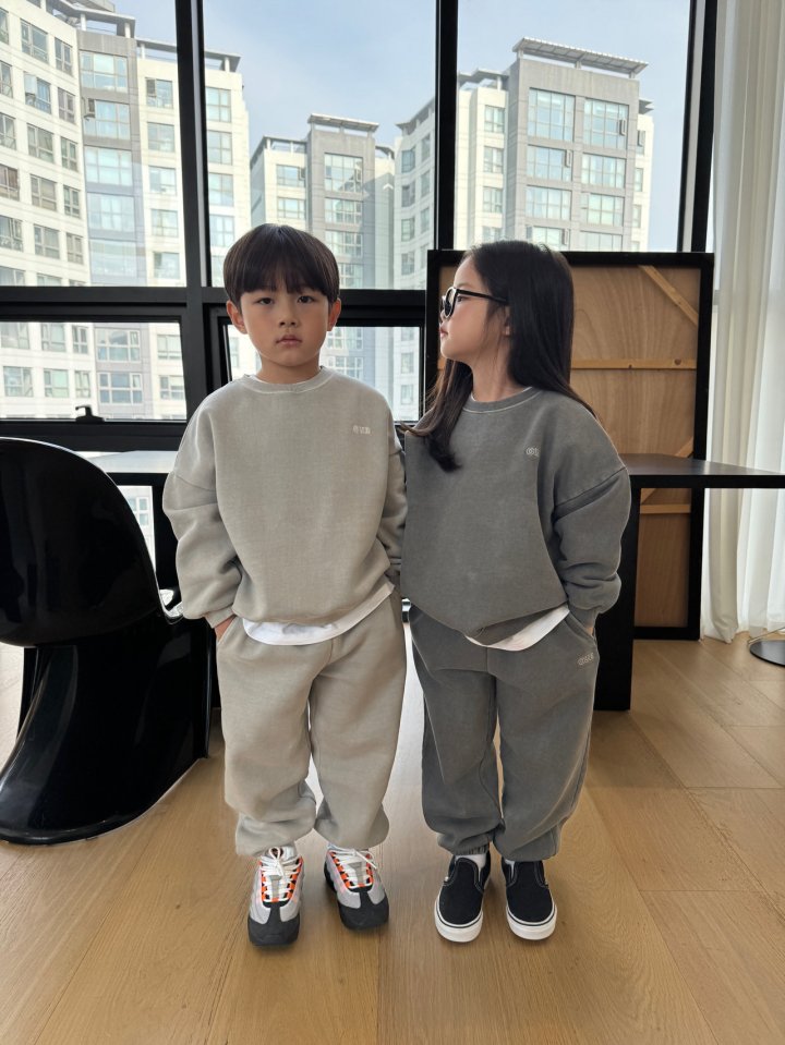 Our - Korean Children Fashion - #minifashionista - Mark Top Bottom Set - 12