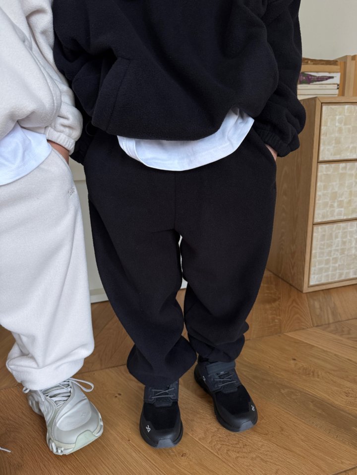 Our - Korean Children Fashion - #minifashionista - Half Zip-Up Fleece Top Bottom Set (Junior) - 10