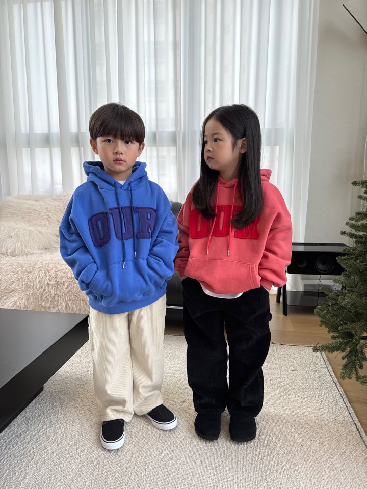 Our - Korean Children Fashion - #prettylittlegirls - 25 Big Logo Hoodie (Junior) - 7