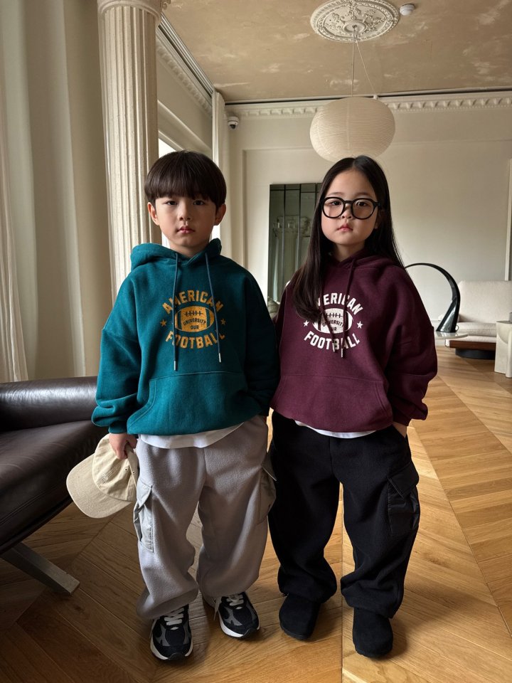 Our - Korean Children Fashion - #minifashionista - American Hoodie - 4