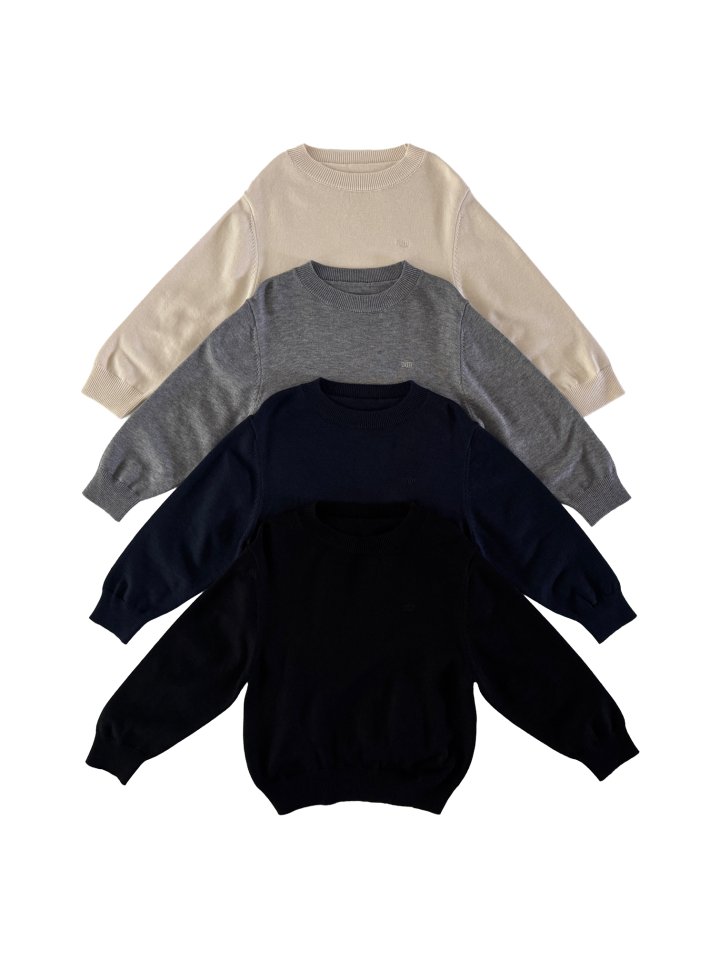 Our - Korean Children Fashion - #todddlerfashion - Rib Round Knit